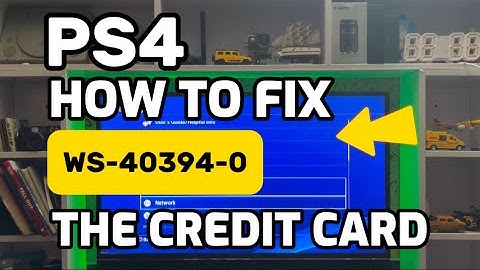 How To Fix PS4 Error WC-40349-0 The Credit Card On file is not valid