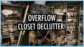 THE "CATCH-ALL" CLOSET DECLUTTER! | The Closet Where Things Are Ignored!