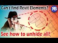Revit Snippet: How to Find ANY Hidden Elements