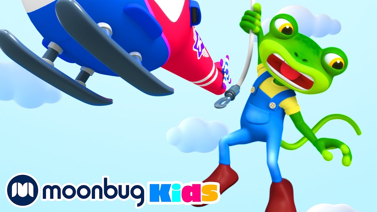 ⁣Accidents Happen! Helicopter Rescue! | Gecko's Garage | Cartoons for Kids | Moonbug Kids Playgr