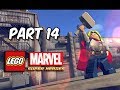 LEGO Marvel Super Heroes Gameplay Walkthrough Part 14 THOR Asgard 