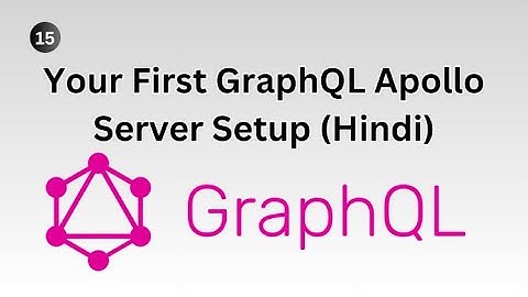 First GraphQL Apollo Server Setup