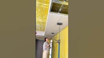 Installation Techniques for Gypsum Board Ceiling#tools #woodworking