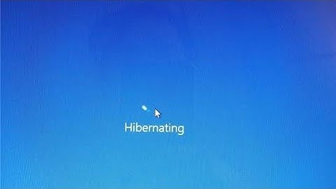 Hibernating Windows 7-8-10