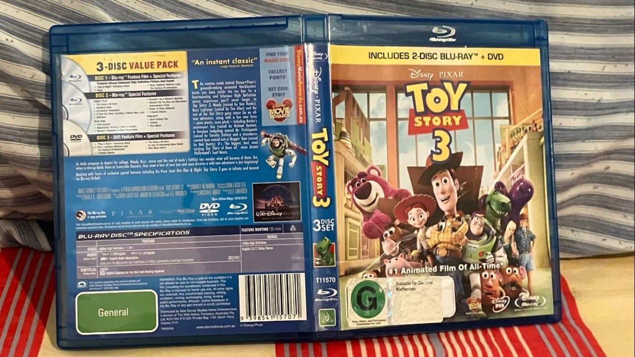 Opening And Closing To Toy Story 3 Disney Blu Ray And Dvd Australia 