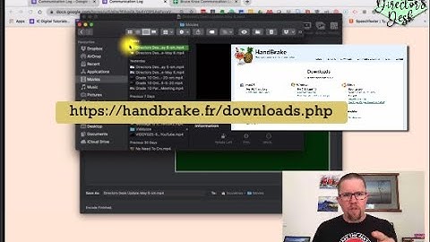 How to compress video files before uploading.