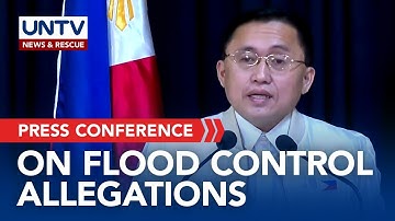 PRESS CON: Sen. Bong Go addresses allegations related to flood control anomalies | Oct. 16, 2025