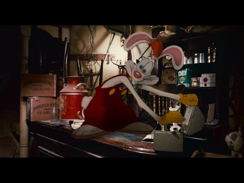 [DAIN-App 60fps] Who Framed Roger Rabbit: Bumping the lamp