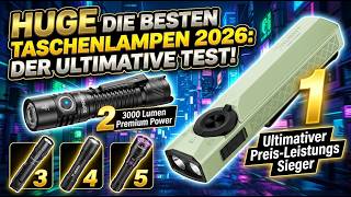 Beste Taschenlampen im Test 2026 - Kaufberatung & Ranking