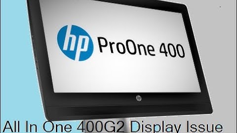 How to Fix Hp 400 G2 All in One LCD Replace & Display Issue resolution