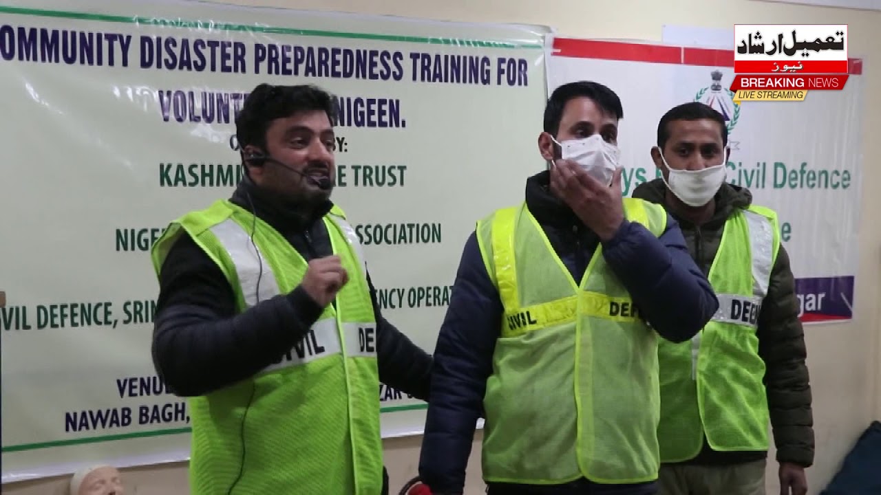 Community Disaster Preparedness Training held by KWA & NTTA for Nigeen Volunteers