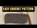 How to crochet unique  simple blanket pattern   beginners how to crochet
