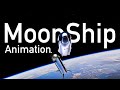 SpaceX Lunar Starship Full Flight Animation