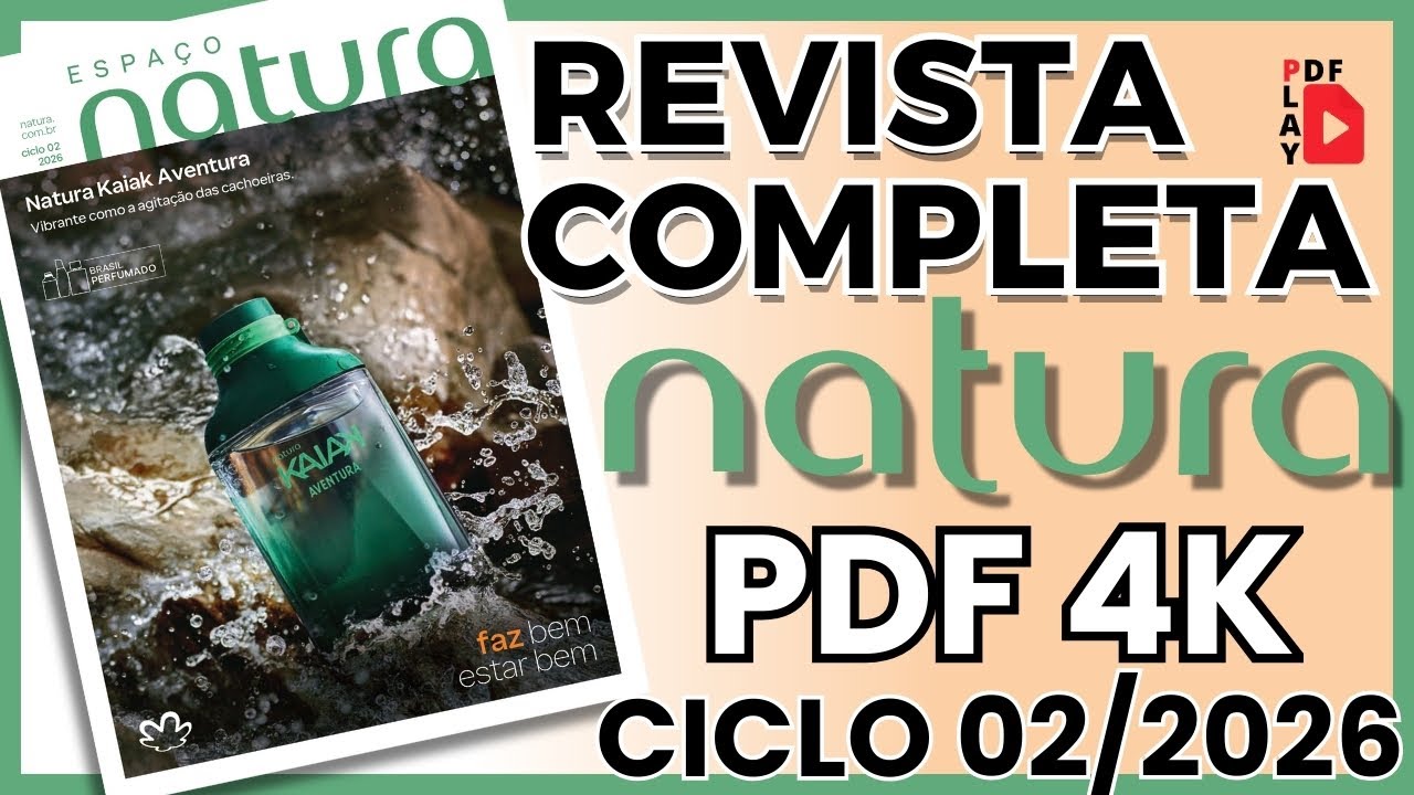 Revista NATURA Ciclo 02/2026 em PDF 4K (Melhor Qualidade)