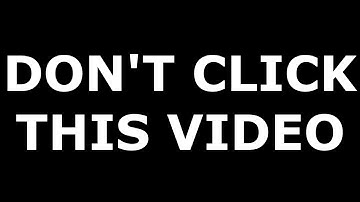 KLIK NIET OP DEZE VIDEO