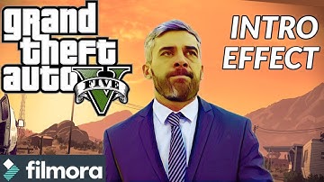 GTA 5 Character Introduction Freeze Video Effect | Filmora 9 Tutorial for  Beginners