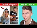 VOCAL COACH Justin Reacts to BEST TikTok Singers 2021