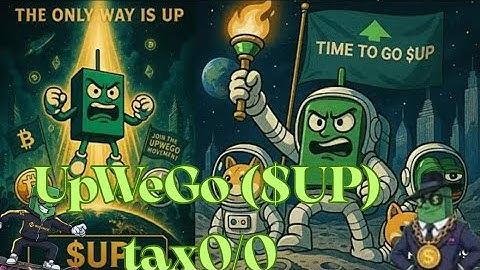 NEW MEME TOKEN UPWEGO ON ETH & ZERO FEE