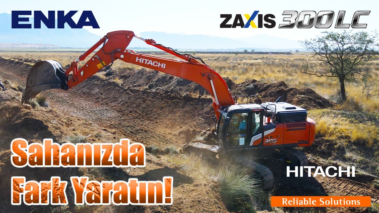 Yeni Hitachi ZX300LC-7 Ekskavatör ile Sahanızda Fark Yaratın