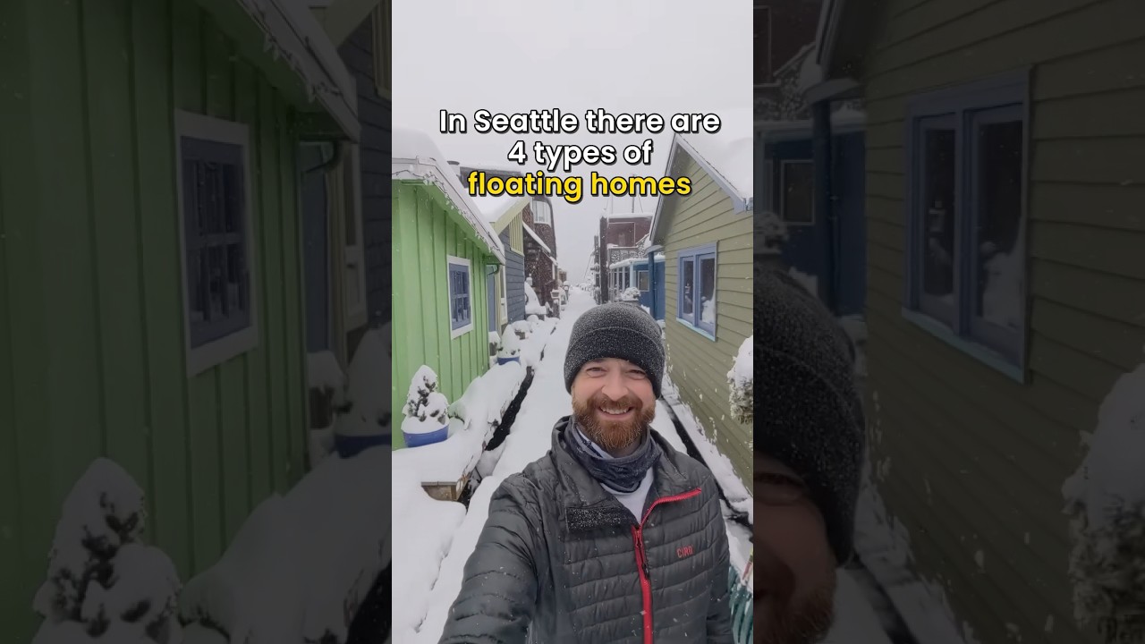 Seattle’s Coolest Floating Homes! Which one would you live on? 🏠🌊 