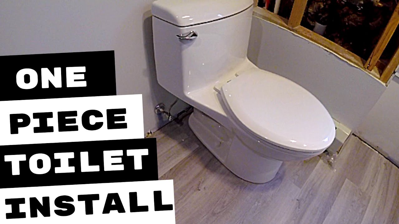 American Standard One Piece Toilet Installation You