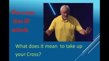 ✝️ Dan in 60 seconds -What does it mean to take up your cross - Dan Mohler