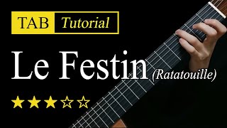 Le Festin (Ratatouille) - Fingerstyle Lesson + TAB Resimi