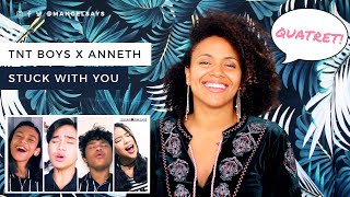 Stuck With You – TNT Boys x Anneth (Ariana Grande & Justin Bieber Cover) | M-Angel REACTION