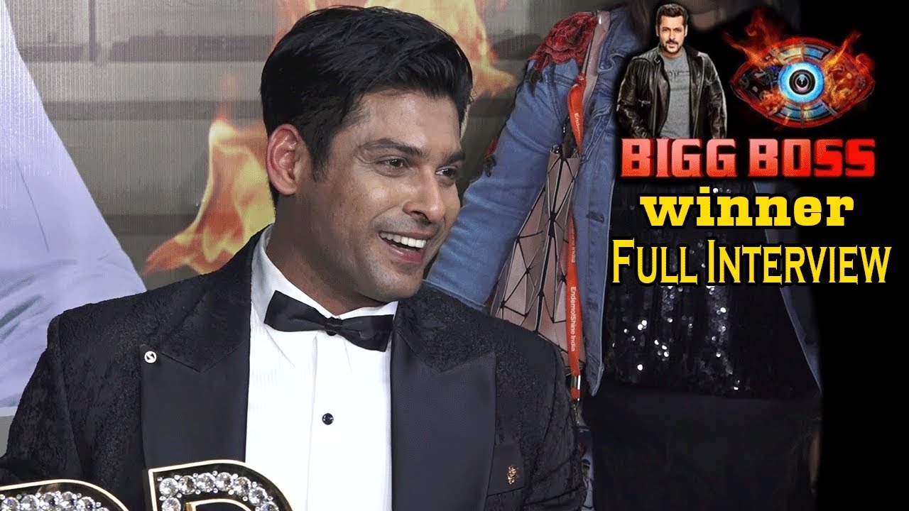 BIGG BOSS Winner Siddhart Shukla First Full Interview With Media After