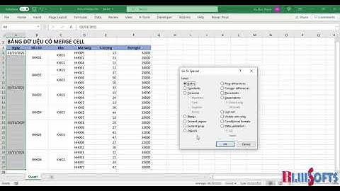 Hướng dẫn xử lý dữ liệu Merge trong Excel - Khắc phục trộn ô
