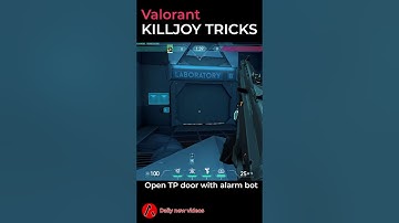 Killjoy | Open TP door with alarm bot | Valorant shorts | 2021 | Killjoy Tricks on bind | How to.