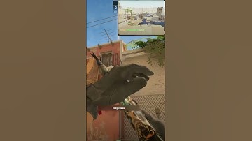 FAST INSTA WINDOW SMOKE ON MIRAGE #CS2 #grenadeshorts #csgo