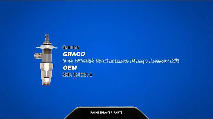 Graco Pro 210ES Endurance Pump Lower Kit 17C721 OEM