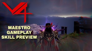 V4 MOBILE NEW CLASS MAESTRO GAMEPLAY & ALL SKILLS PREVIEW