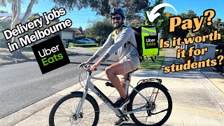 UBER EATS ON BICYCLE IN AUSTRALIA | INTERNATIONAL STUDENT