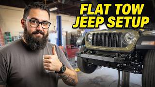 Installing Flat Tow on Our Jeep Wrangler