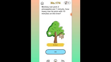 Brain Out Level 174 Monkey can pick 2 pineapples..