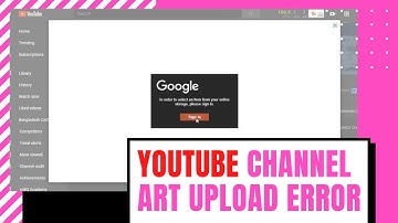 Channel art upload error solved 100%
