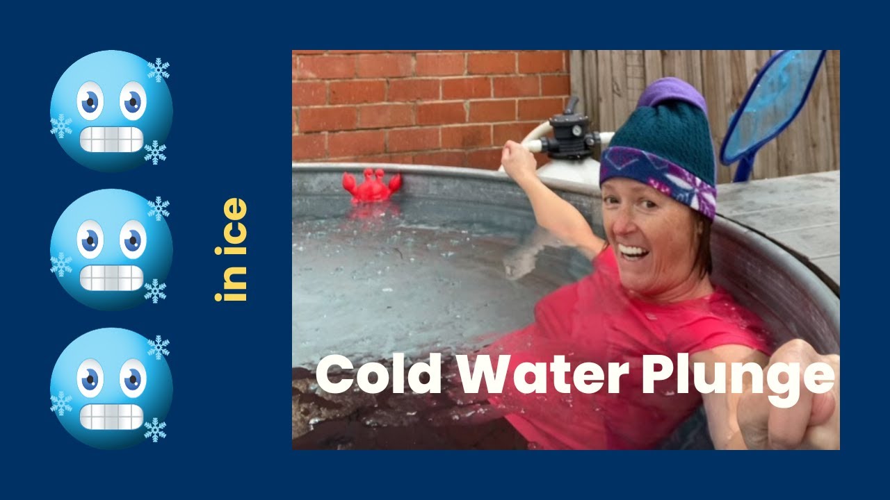 Ice cold water plunge - YouTube