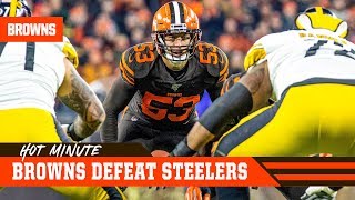 Browns Defeat Steelers | Browns Hot Minute