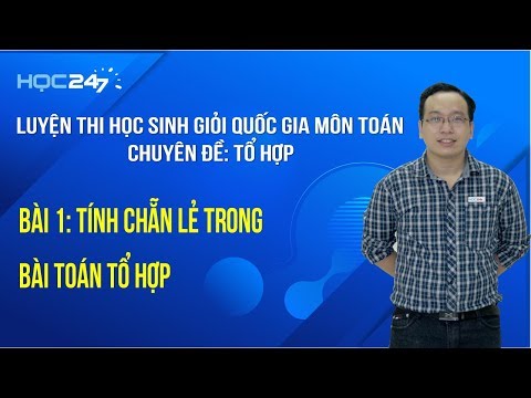 BD HSG - PM Tổ Hợp - Bài 1: Tính chẵn lẻ trong bài toán tổ hợp