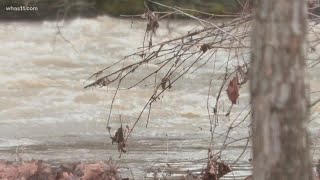 Louisville area roadways impacted by heavy rain, flooding