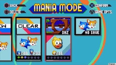 Sonic Mania - Fun with debug mode!