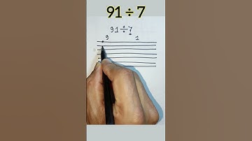 Division Tricks হৰণ ৷ 91 ÷ 7 ৷ হৰণ কেনেকৈ কৰে ? #division #educationalvideo #mathshorts