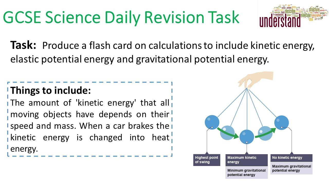 GCSE Science Daily Revision Task 77: KE - YouTube