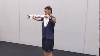 Towel Pull Apart Isometric Hold