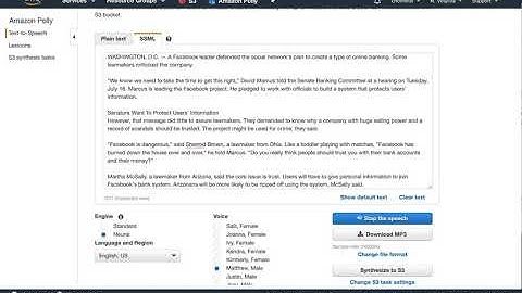 Grade5: Amazon Polly Newscaster