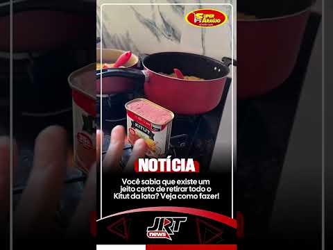 Você sabia que existe um jeito certo de retirar todo o Kitut da lata? Veja como fazer!