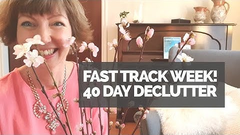 40 Day Declutter for Lent! Back on track with a Fast Track Week! Day Three! (Flylady basics)