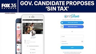 Porn tax for Only Fans? Candidate proposes 50% 'sin tax'